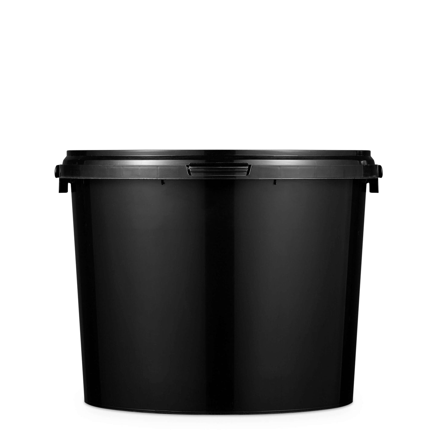 Eimer mit Deckel Schwarz