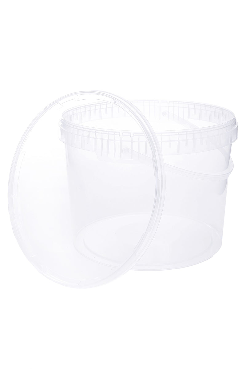 Eimer mit Deckel transparent - 5L