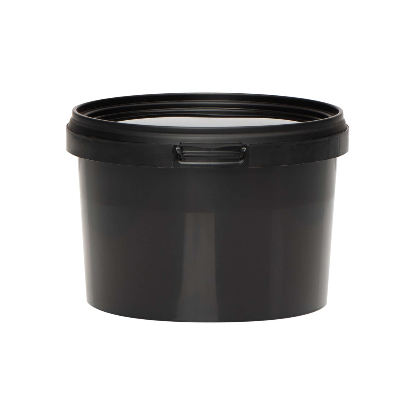 Eimer mit Deckel Schwarz