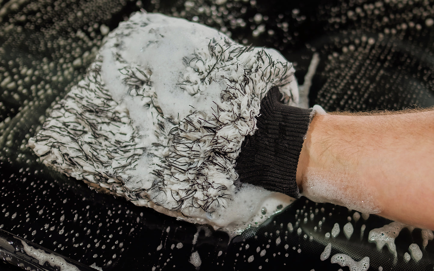 Premium Autowaschhandschuh für die Autowäsche und Autopflege