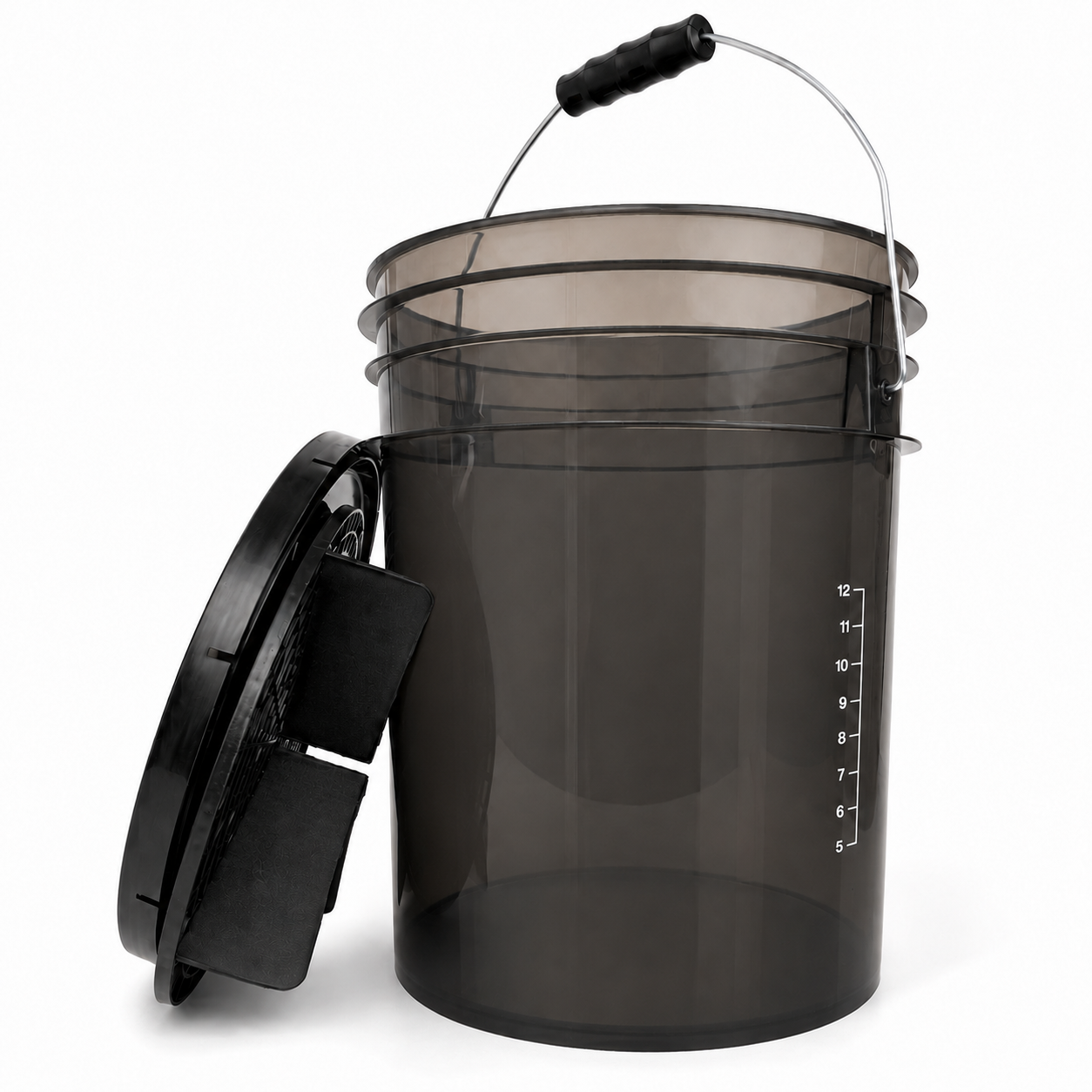 BENBOW transparenter 20-Liter-Wascheimer