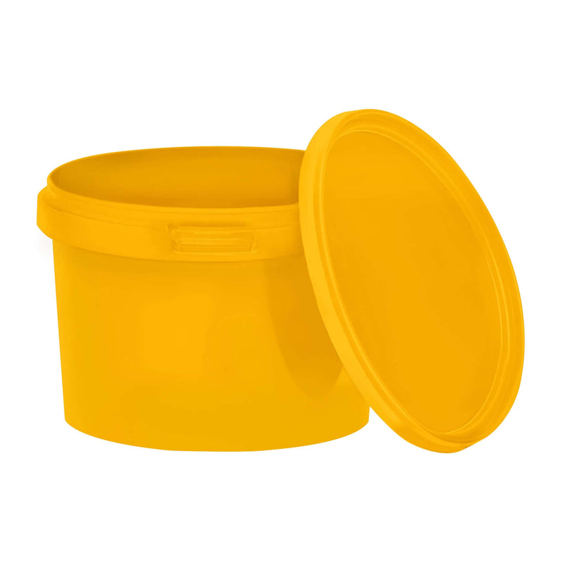 Eimer mit Deckel Gelb - 0.5L
