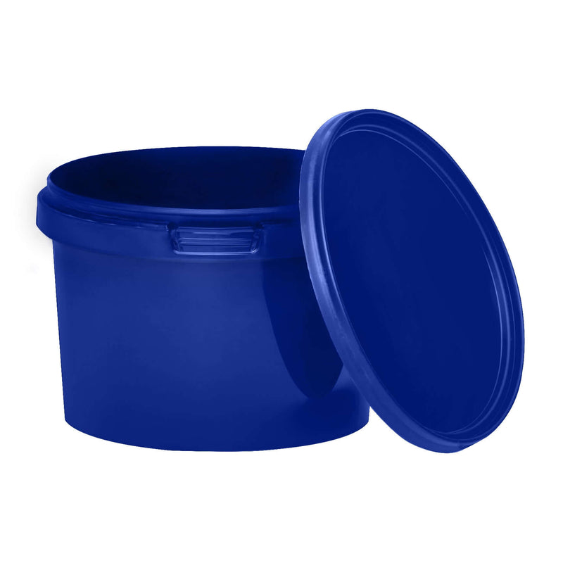 Eimer mit Deckel Blau - 0.5L