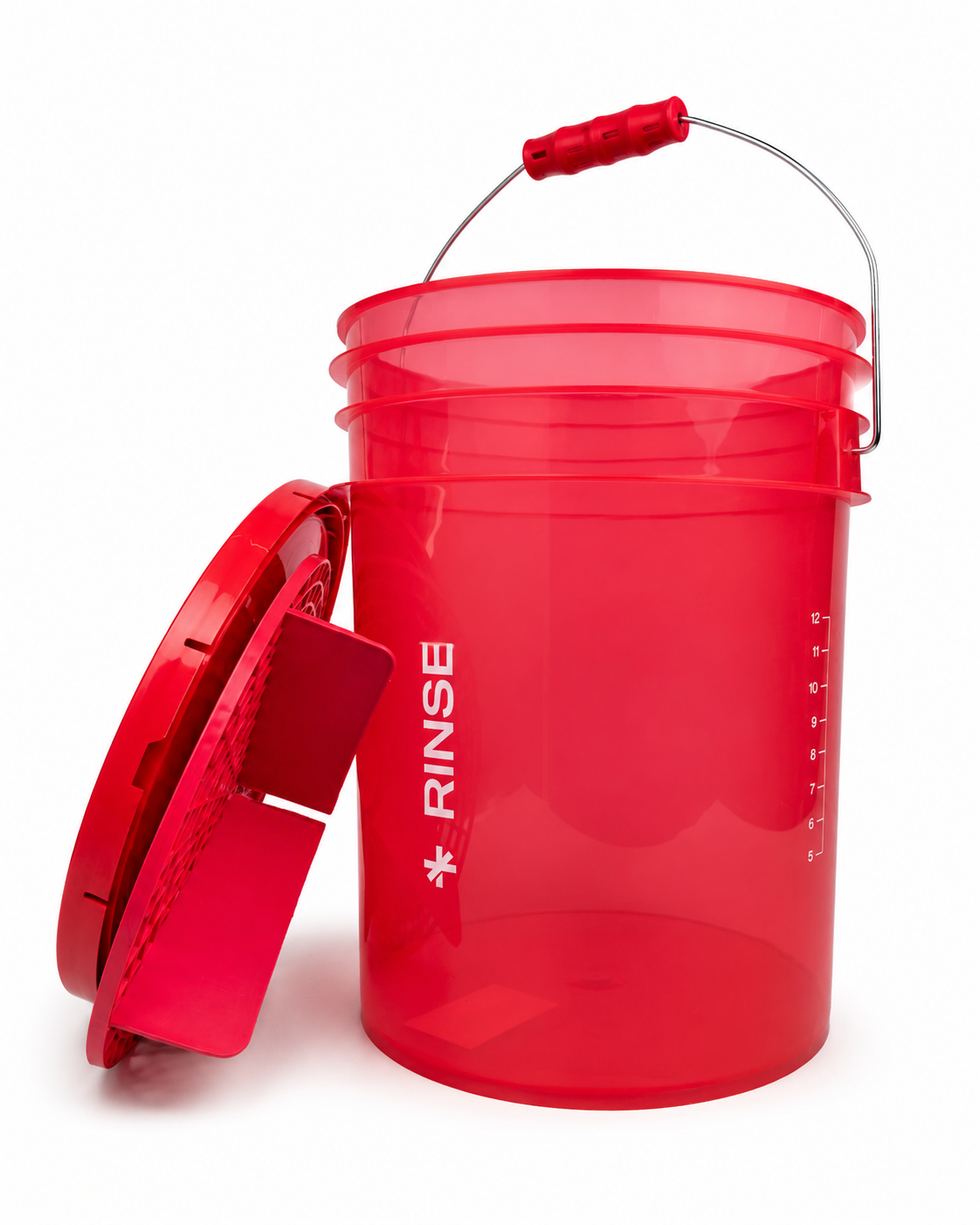 BENBOW transparenter 20-Liter-Wascheimer