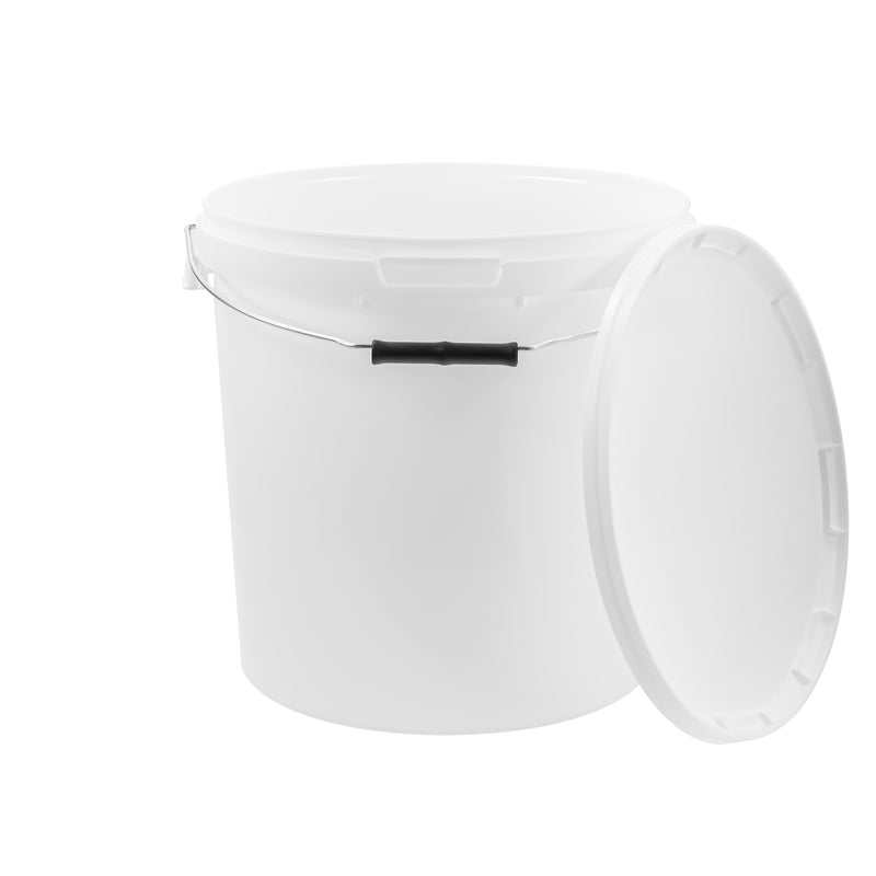 Eimer mit Deckel weiß - 20L