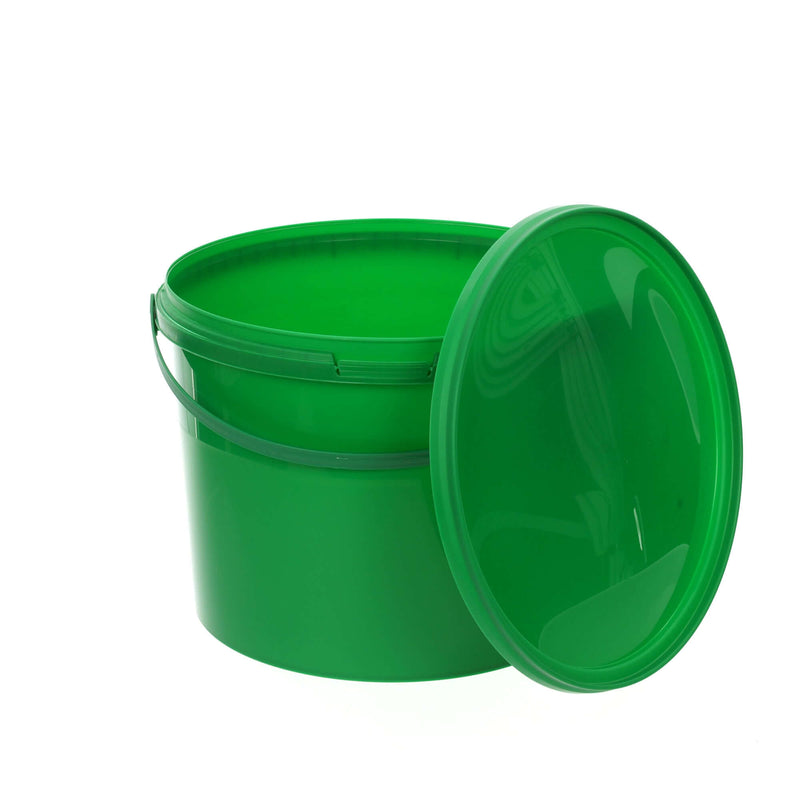 Eimer mit Deckel Grün - 10L