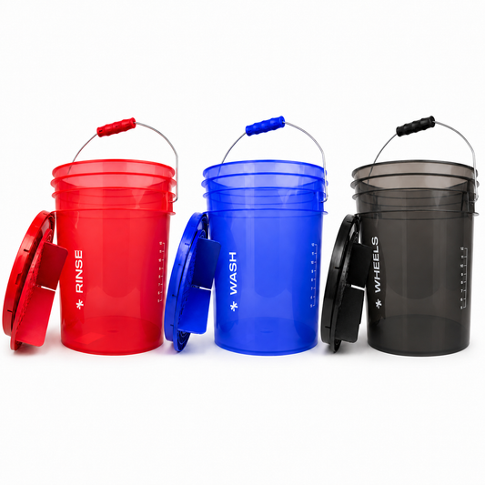 BENBOW transparenter 20-Liter-Wascheimer