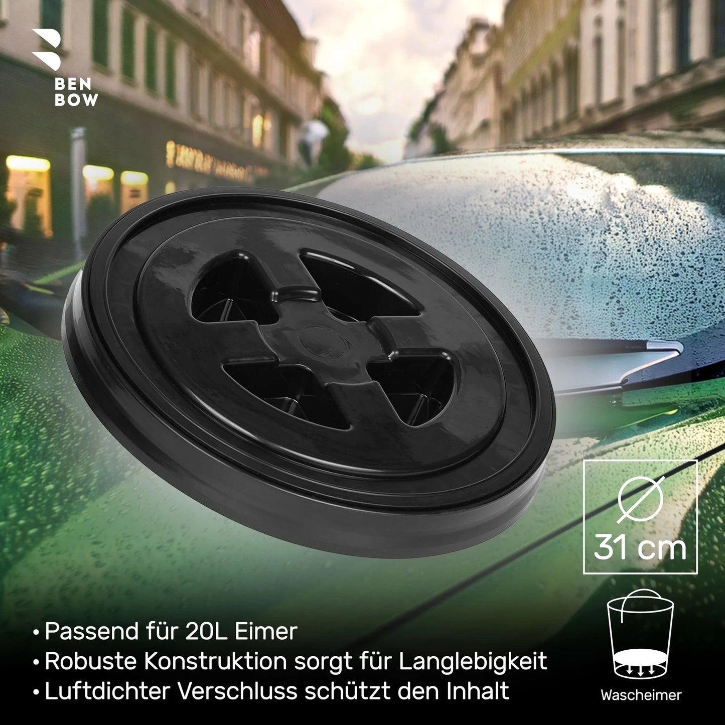 Schmutzabscheider und Eimerdeckel für Wascheimer – Zubehör für die Fahrzeugpflege