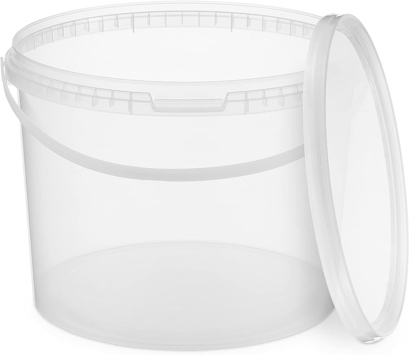 Eimer mit Deckel transparent - 10L
