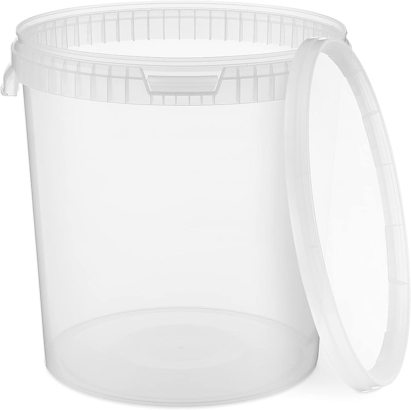 Eimer mit Deckel transparent - 30L