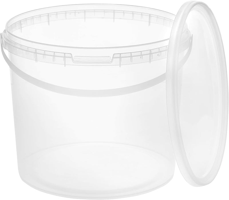 Eimer mit Deckel transparent - 3L